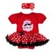 thumbnail image 2 of Lovely Santa Pattern Rompers Dress Ropa para 22-23 pulgadas baby Newborn Girl Dolls Christmas Dress Baoblaze Dolls Mamelucos Trajes de diadema, 2 of 8