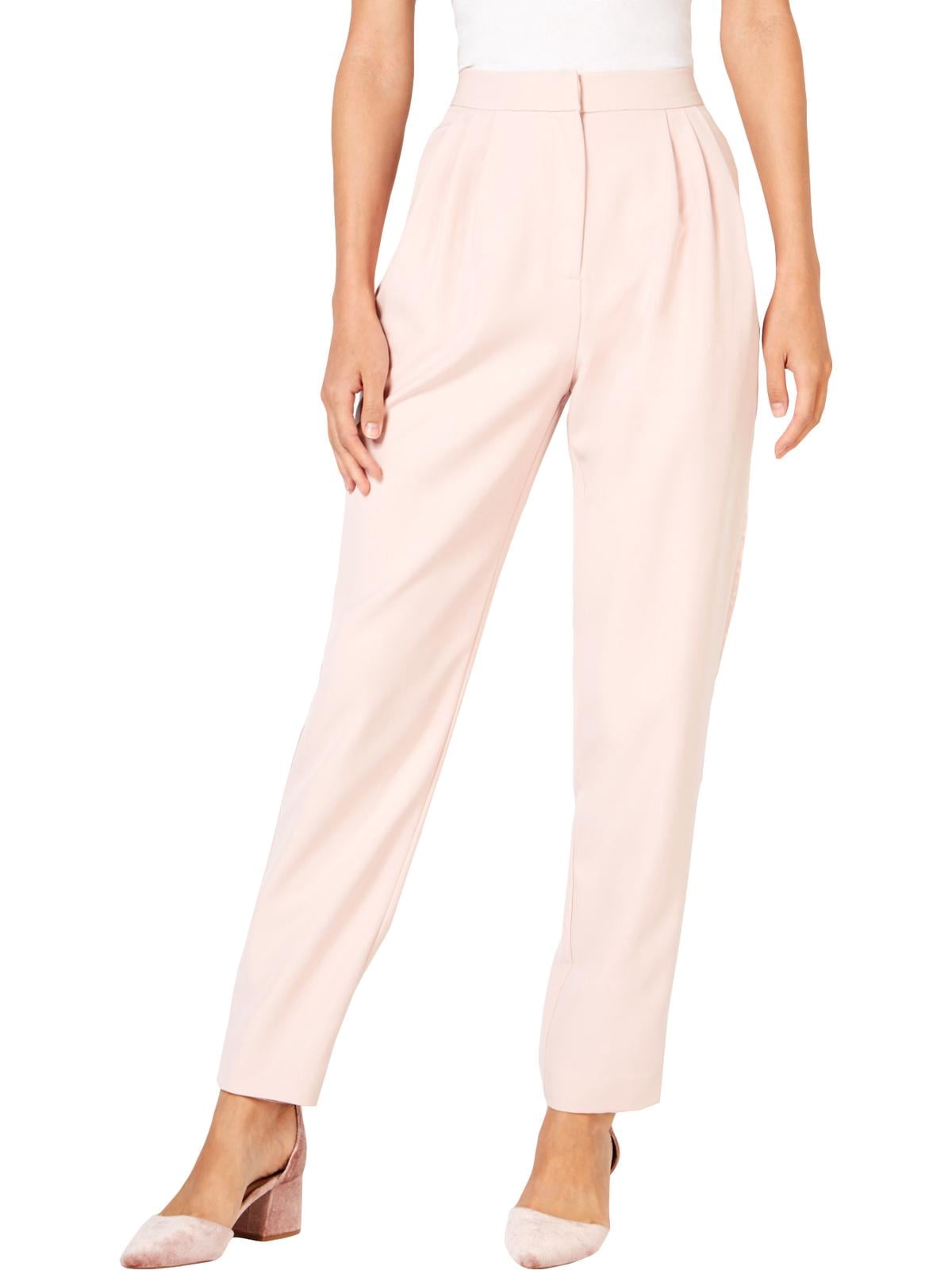 WAYF Womens Leyden Satin Trim Pleated 