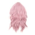 thumbnail image 1 of LC210-1 Peluca ondulada rizada de color rosa pastel Pelucas sintéticas cortas Bob Pelucas de disfraz de cosplay para mujeres, 1 of 15
