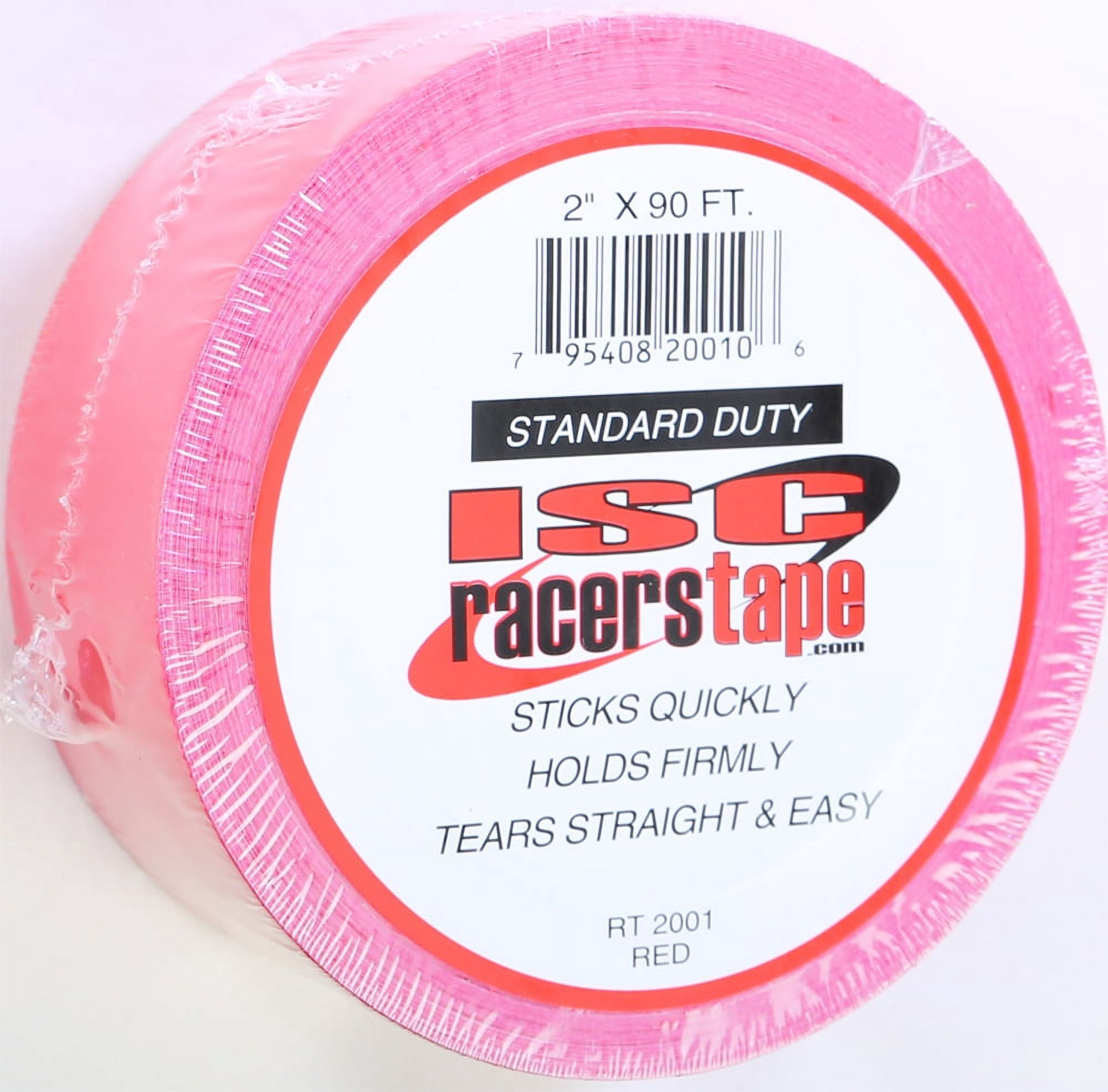 Isc RT2001 Top-Grade Colored Duct Tape - 2in. x 90ft. - Red