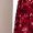 Burgundy Vine Ditsy, variant on ellos Women's Plus Size Smocked Bodice Tiered Midi Dress