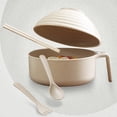 thumbnail image 7 of Kitecy Ramen Noodle Bowl with Lid, Microwave Safe Bowl with Handle, Ideal for Soup, Cereal, Apartment Living, Dishwasher Safe,I,1PC, 7 of 7