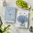 thumbnail image 6 of Sm:)e Hello Sweet Home Lavender Flowers Sping Kitchen Towels Set of 2, 18x26 Inch, 6 of 6