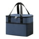 thumbnail image 3 of Bolsa térmica térmica para almuerzo, bolsa para transportar alimentos, bolsa organizadora comercial suave. Azul marino, 3 of 9