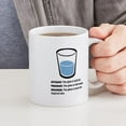 thumbnail image 4 of CafePress - Optimist/Pessimist/Engineer Mug - 11 oz Ceramic Mug - Novelty Coffee Tea Cup, 4 of 4