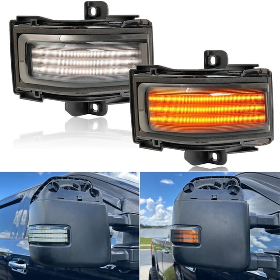 AUTOXBERT Sequential LED Side Mirror Light for 2017-23 Ford Super Duty F250 F350 F450 F550