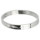 thumbnail image 4 of Pulsera de acero inoxidable jinwen ala pulida para mujer Plata 18cm, 4 of 8