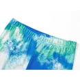 thumbnail image 5 of Beezizac Little Big Boys Pajamas Tie Dye Blue & Green 2-Piece Snug-fit Short Sleeve Soft PJ Set Toddler Kid Size 7, 5 of 7