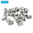 thumbnail image 3 of Unique Bargains Adaptateurs de Filetage Manchon Réducteur Écrou 20 Pcs M5x0.8 Mâle à M2.5x0.45 Femelle Réparation Insert Écrou 6mm, 3 of 7