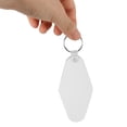 thumbnail image 3 of OFFIGAM DIY Sublimation Blank Keychains White Wood for Creative Handicrafts 8Pcs, 3 of 7