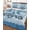 Blue, variant on Quilt King Size Bedding Set, Teal Sea Turtle Reversible Summer Quilt 3 Pieces, Coastal Ocean Summer Ocean Waves Lightweight Bedspreads Coverlets with 2 Pillow Shams for All Seasons