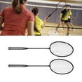 thumbnail image 4 of Badminton Racket, Large Sweet Spot T Shaped Tee Design Shaft Badminton Racket  For Outdoor, 4 of 8