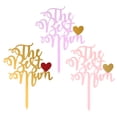 thumbnail image 2 of 12Pcs Creative Cake Toppers Acrylic Mother's Day Cake Topper Chic Cake Decors, 2 of 6