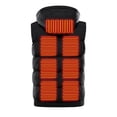 thumbnail image 3 of Pxiakgy Winter Loose Lightweight Hooded Heated Vest Mens And Womens Heating Clothes Lightweight USB Heated Vest Jacket 3 Heating Level 9 Adjustable Heating Area For Hiking (battery Pack Black + XXL, 3 of 9