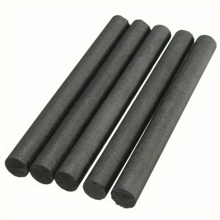 

loyun Carbon Stirring Rod - Graphite Stick for Melting & Mixing Silver & Gold - Industrial Grade - Unpolished Surface - Round -