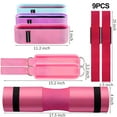 thumbnail image 2 of KAMIDA 9 Pcs Barbell Pad Set, Barbell Squat Pad for Hip Thrusts, Lunges, Leg Day with 2 Gym Ankle Straps, 3 Hip Resistance Bands, 2 Lifting Strap, Barbell Pad and Carry Bag,Pink, 2 of 8