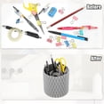 thumbnail image 5 of Unique Bargains 1 Pcs 360° Rotating Makeup Organizer Makeup Brush Holder Organizer Multi-Functional Pen Holder gray, 5 of 7