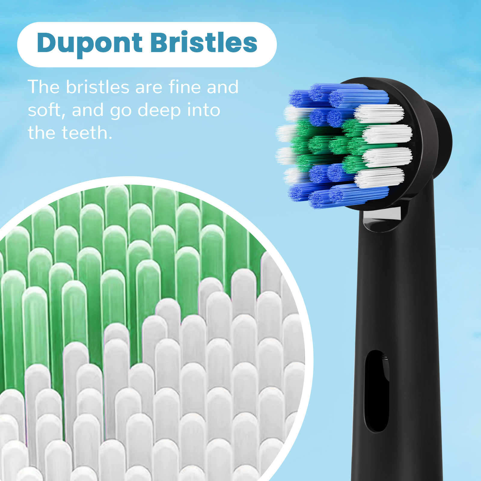 Genkent Replacement Toothbrush Heads for Oral-B, 12-Pack photo 4
