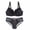 Black, variant on Levmjia Women Lace Bra Panty Set Underwire Full Coverage Solid Color Lingerie Sets With Adjustable Straps Daily Wear Dating Party Night Events