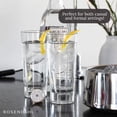 thumbnail image 6 of Rosendahl Grand Cru Highball Glass Set (Set of 4), 10.1 Fl. Oz. - Premium Crystal Highball Cocktail Glasses for Whiskey, Mixed Drinks, and Tall Beverages - Classic Clear Highball Tumbler Barware, 6 of 7