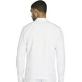 thumbnail image 5 of Dickies Dynamix Medical Scrubs Warm Up Jacket for Men Zip Front Plus Size DK310, 5XL, White, 5 of 8