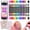 1set, variant on 24 Colors Dual Ended Nail Art Pens Set, Nail Polish Pens with Fine Liner & Brush Tips for Pattern Drawing, Hand-Painted Nail Art & Manicure DIY