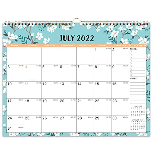 2021 to Dec Twin-Wire Bound 14.6 x 11.4 Inches 18 Months Calendar from Jul Thick Paper for Organizing & Planning Wall Calendar 2021-2022 2022 2021-2022 Calendar 