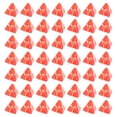 thumbnail image 1 of HLONK 60 Pcs dés Multilatéraux en Polyéthylène Ensemble de dés D4 Trépied Jeux Rouges, 1 of 6