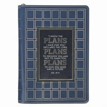 Journal Classic Zip Blue Grad Plans Jer. 29:11, (Hardcover)