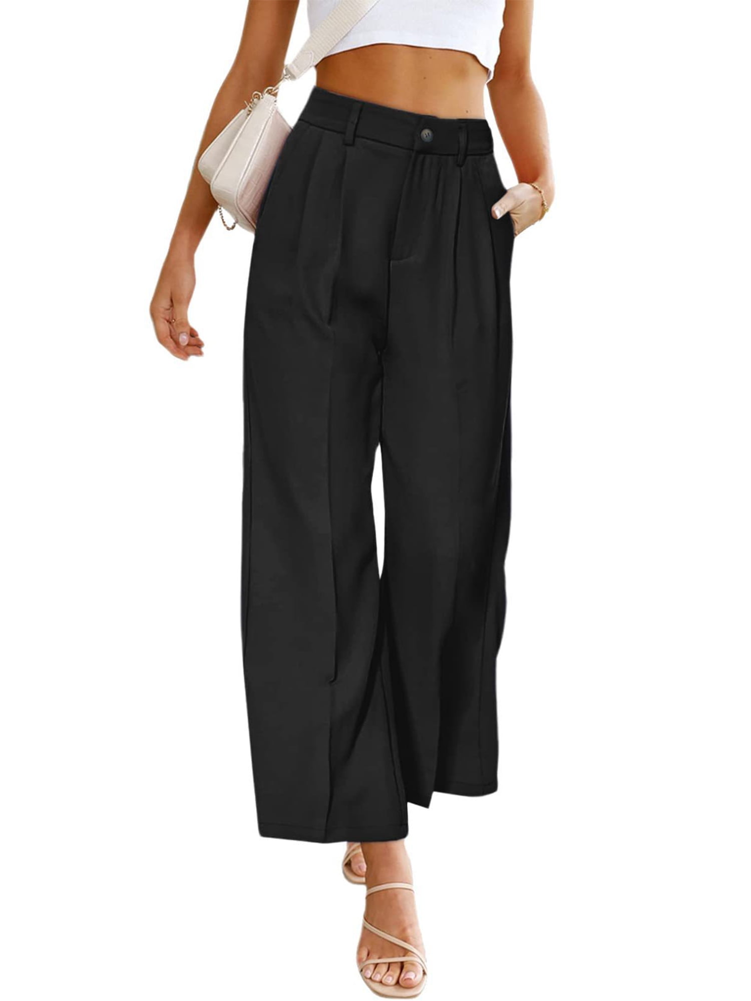 Narcissus Dress Pants for Women 2023 Black Slacks Women High Waisted Dress  Slacks for Women Business Casual Womens Work Pants (Black Regular S) at  Amazon Women's Clothing store