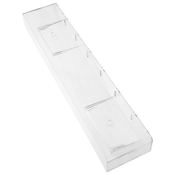 AURARMLET Cd Shelf Cd Stand Rack Transparent 1Pack