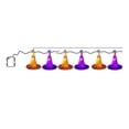 thumbnail image 2 of Light String,Battery Operated Witch Hat LED Garland With Spider Web Cutout Design,Shelf Table Accent Used For Teen Halloween Indoor Classroom Scene Arrangement(Orange), 2 of 7