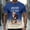Blue, variant on Men's Funny Elderly T-shirt Short Sleeved T-shirt Round Neck Shirt Casual Daily Street Top Men's Top