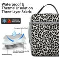 thumbnail image 2 of Sac à Lunch Léopard Romantique – Motif Guépard Taches Esthétique Design Animal Classique Mode Mignon Sac Isolé Réutilisable, 2 of 4
