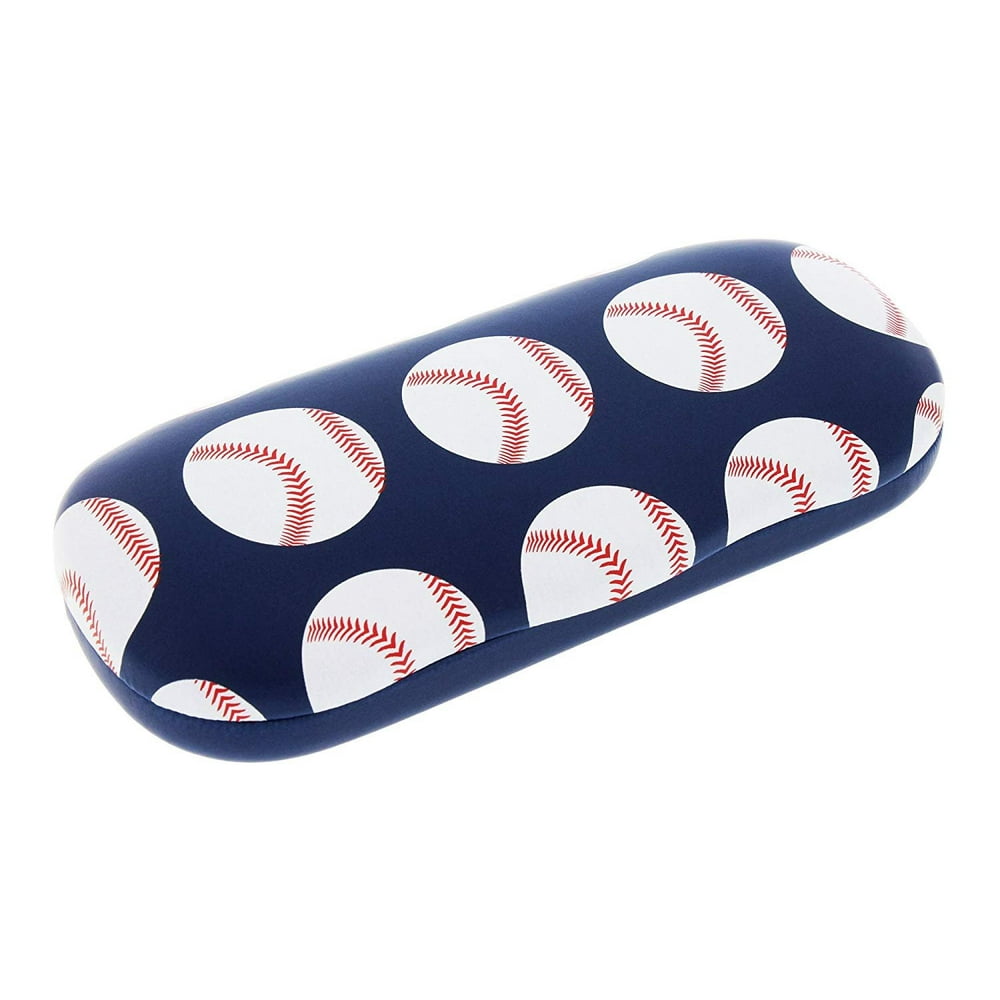 Sports Themed Hard Shell Eyeglass Case For Boys And Girls, Baseball