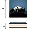 thumbnail image 3 of FMSHPON Happy Halloween Party Set of 8 Coaster for Drinks, Absorbent Ceramic Stone Coasters Cup Mat with Cork Base for Home Kitchen Room Coffee Table Bar Decor, 3 of 4