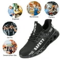 thumbnail image 6 of Furuian Slip-Resistant Steel Toe Work Shoes for Men and Women, Lightweight Safety Sneakers, 6 of 6