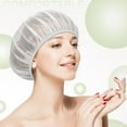 thumbnail image 7 of 4 Pcs Hair Net for Sleep,Topboutique Bouffant Caps,Food Service Hair Nets,Mesh Sleep Bonnets,Hair Nets Cap,Sleep Hair Cap Net,Adjustable Mesh Cap for Drying Curly Hair Bath Clean Wash Face,White, 7 of 7