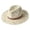 White, variant on Classic Panama Hat for Outdoor and Travel - Wide Brim Boater Sun Hat for Beach Relaxation and Everyday Use, Light Pink