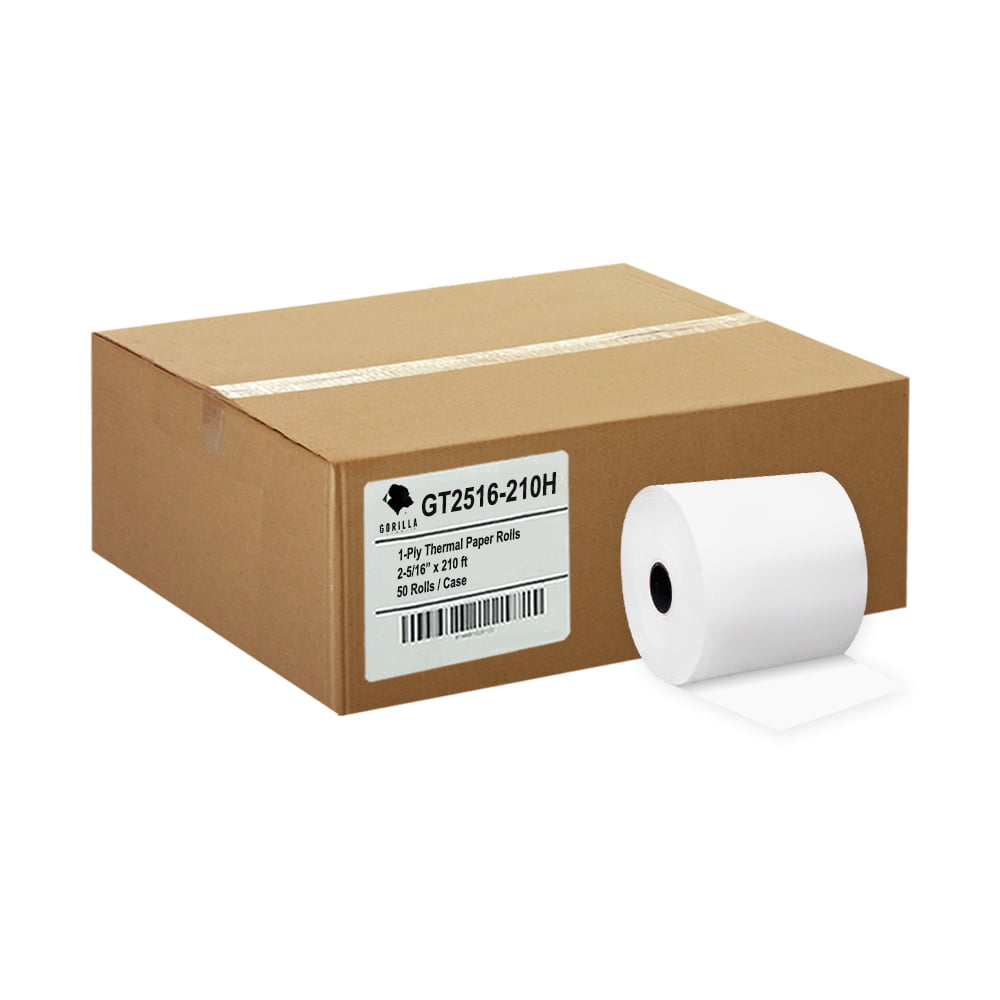Pay-at-Pump Thermal Paper Rolls 2-5/16 X 210 Gas Station 50 Rolls 