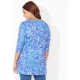 thumbnail image 3 of Catherines Women's Plus Size Easy Fit 3/4-Sleeve Scoopneck Tunic, 3 of 6