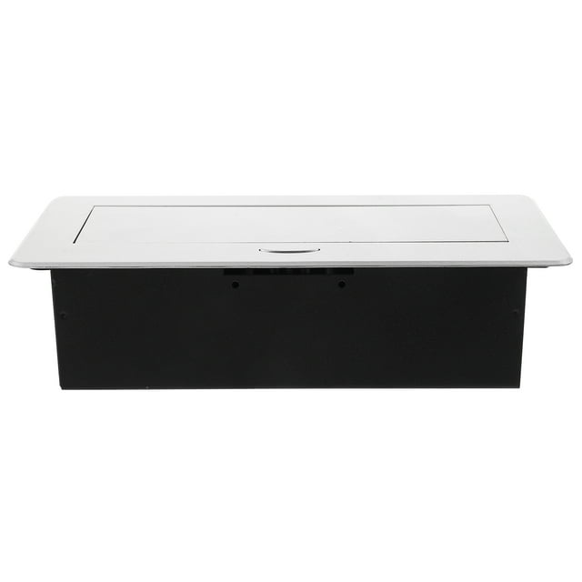 UPGRATOR Desktop Up Socket Hidden Socket Box for Conference Room 1Pcs 11.3x4.7x2.8in