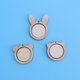 thumbnail image 4 of Marco de punto de cruz de 3 piezas con forma de mini gato, oso, conejo, aros de madera para bordar, kit de punto de cruz de madera para manualidades., 4 of 7