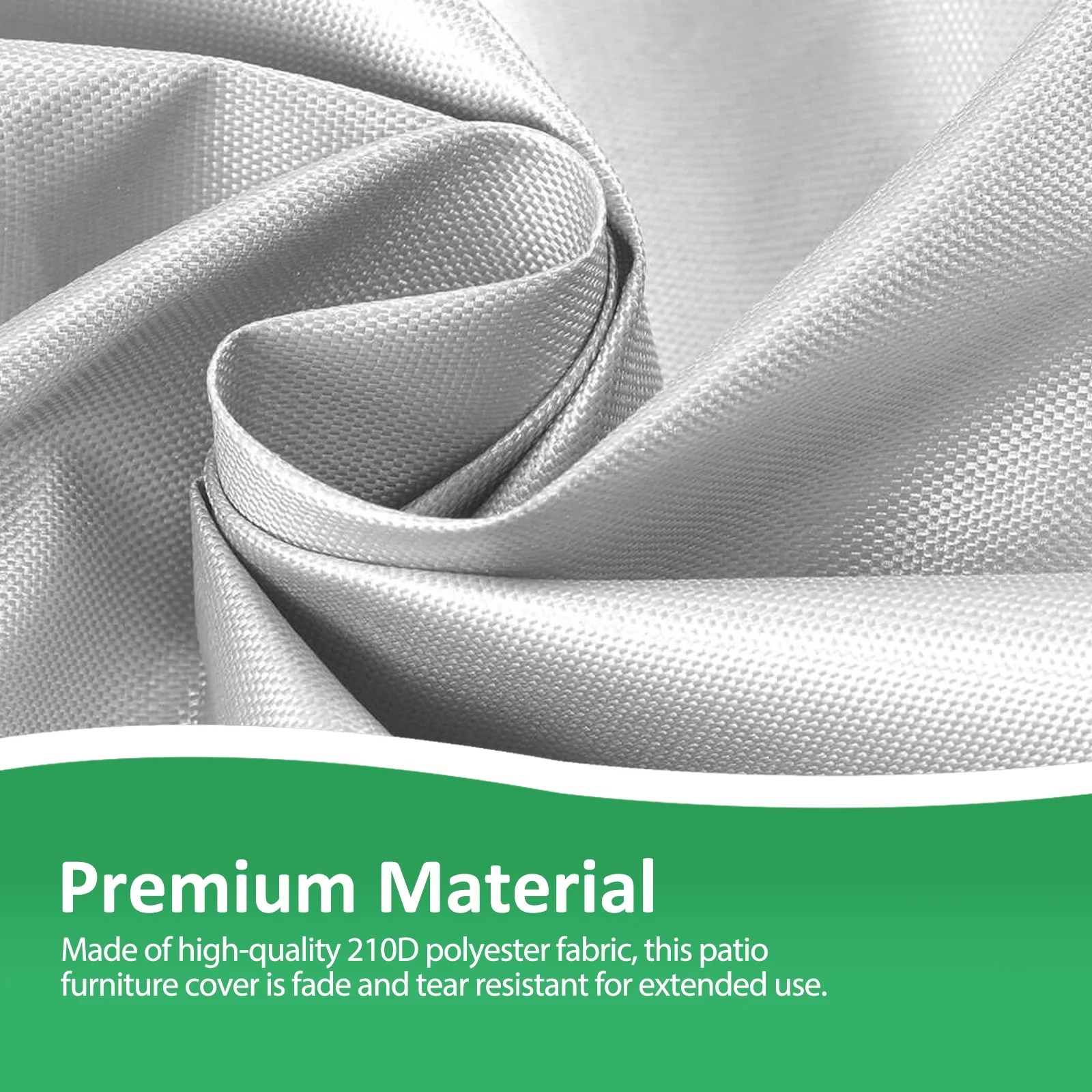 MTYIQS 2 Pack Outdoor Furniture Covers, Heavy Duty Waterproof Chair Covers for Patio