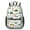 Tractor and Hats, variant on Tractor and Trucks White Pattern 17" School Backpacks for Teens,Waterproof Oxford Fabric,S-Shape Padded Straps for School,Travel,Hiking,Camping