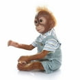 thumbnail image 7 of Bottone 20.5 inch 52 for cm Dolls Lovely Monkey for Doll Soft Silicone Cotton Body Comfortable Mohair Realistic, 7 of 7