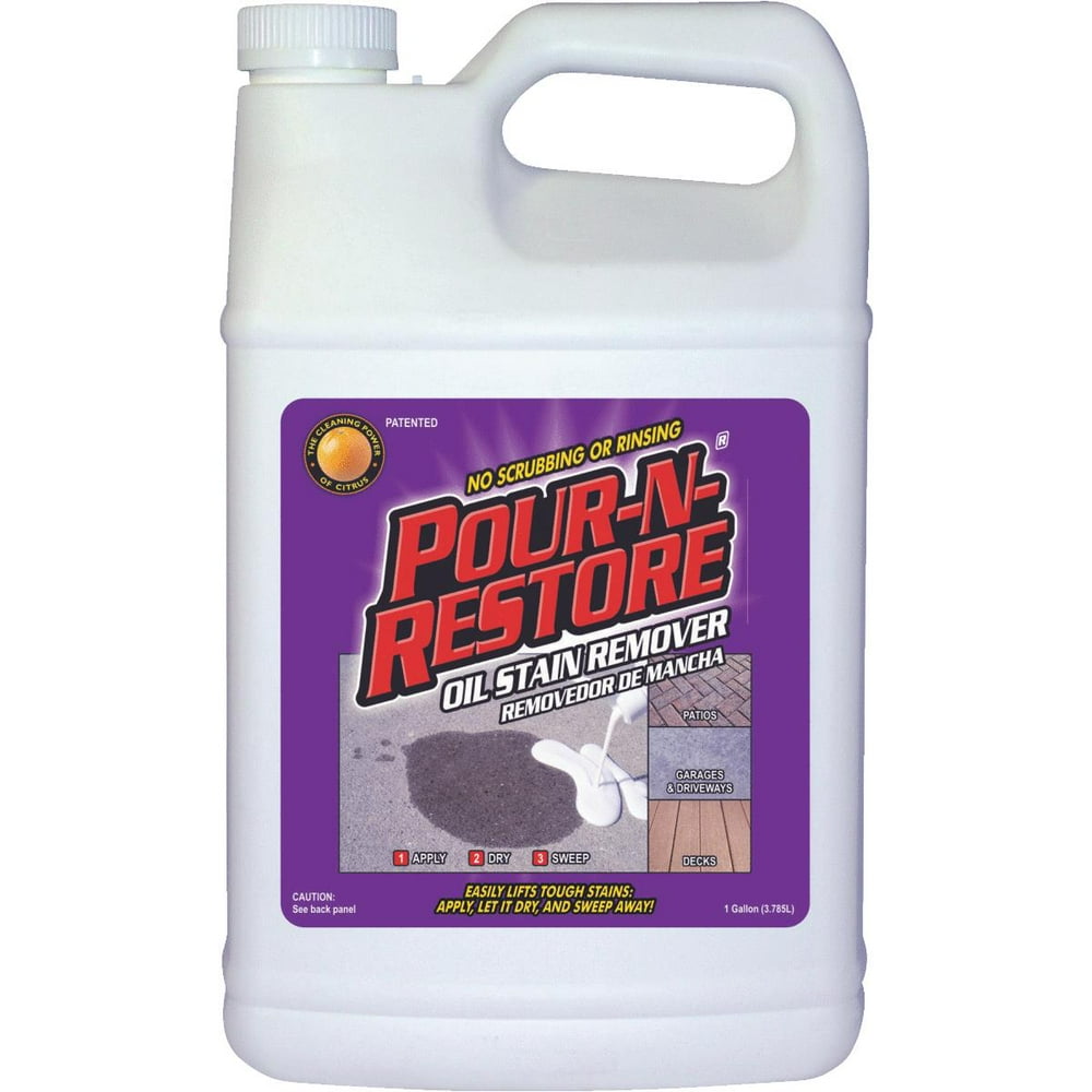 PourNRestore 1 Gal. Concrete And Masonry Oil Stain Remover PNR01GL04