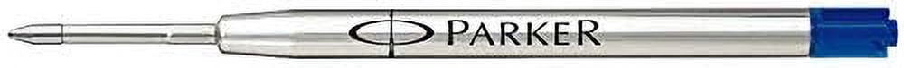 Parker Ball Point Pen Refill, Blue Ink, Broad Point, Dozen