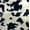 Cow Black/White, variant on Velboa Brown and Black With Spots Cow Print Low Pile Faux Fur Fabric 58”/60” Sold by the Yard