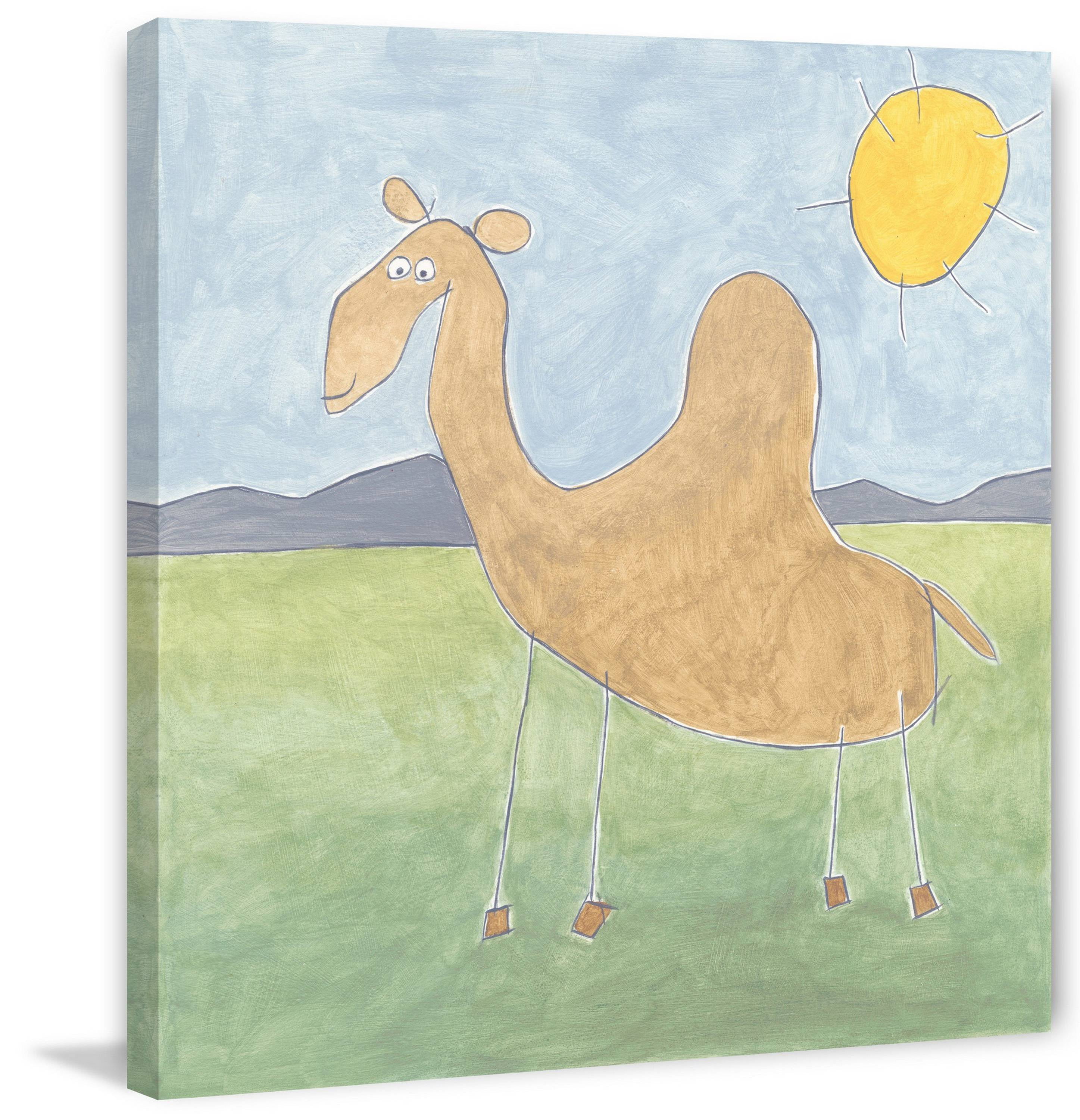 Marmont Hill Quinn���s Camel Canvas Wall Art